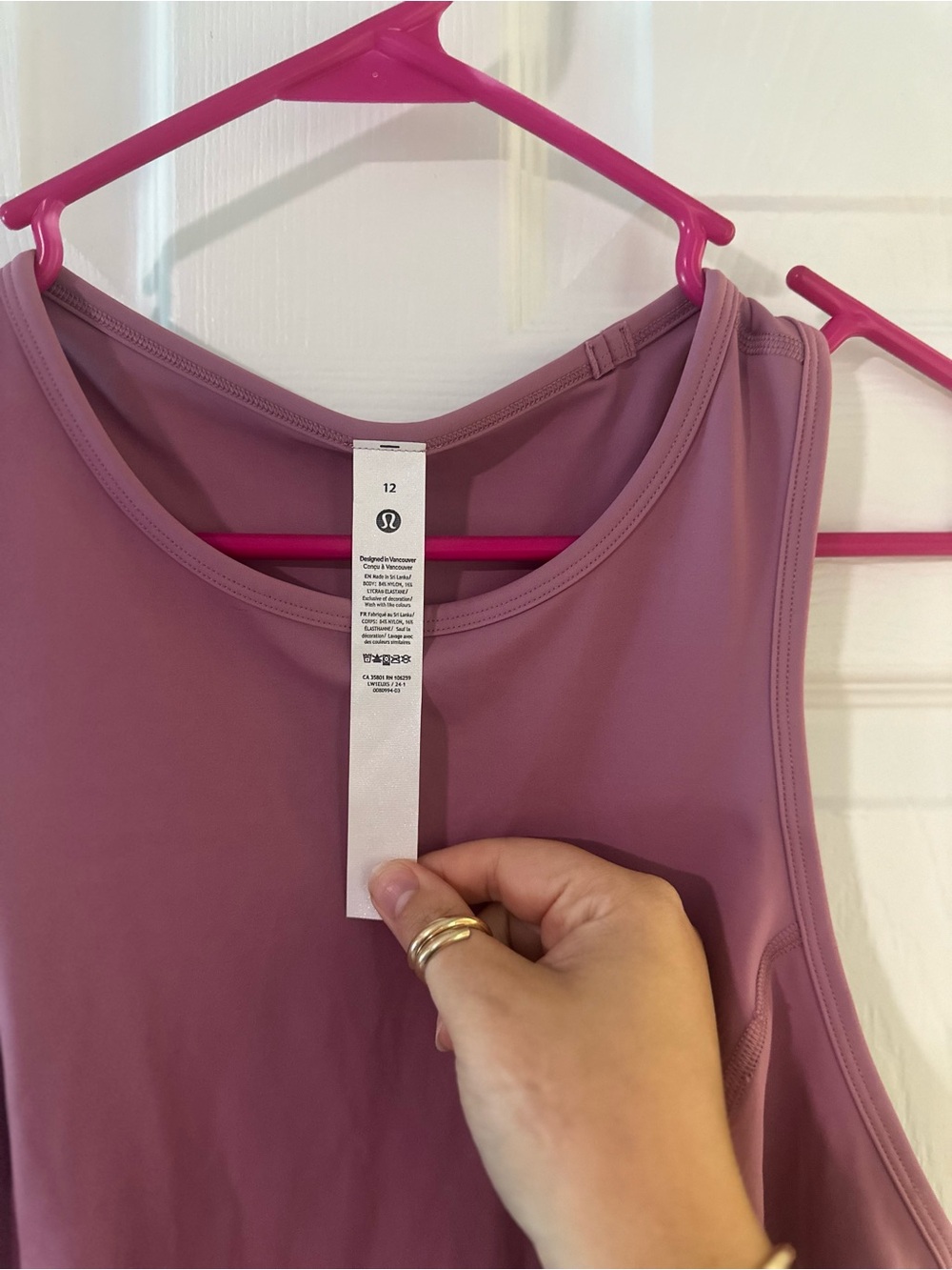 lululemon athletica Dusty Mauve Racerback Tank - Picture 5 of 5